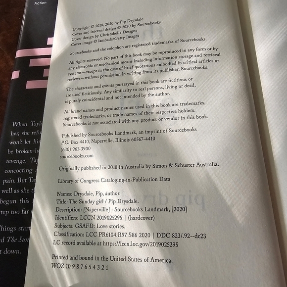 The Sunday Girl, Hardcover Book by Pip Drysdale - Picture 8 of 10